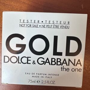 DOLCE & GABBANA THE ONE GOLD INTENSE EAU DE PARFUM SPRAY
WOMEN 2.5 Oz / 75 ml